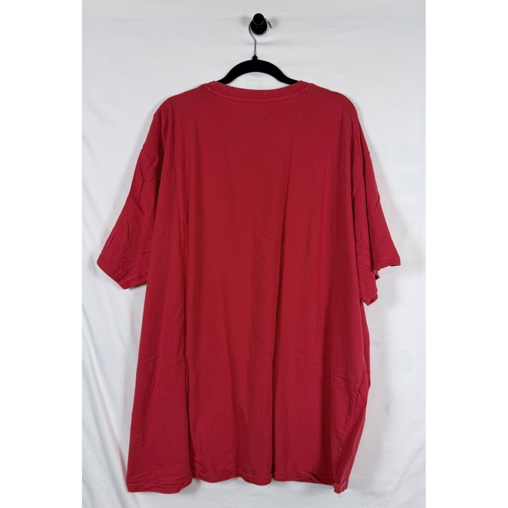 Champion Mens 4XL Red Graphic Logo T-Shirt Short Sleeve Cotton Athleisure Lounge - Picture 3 of 6